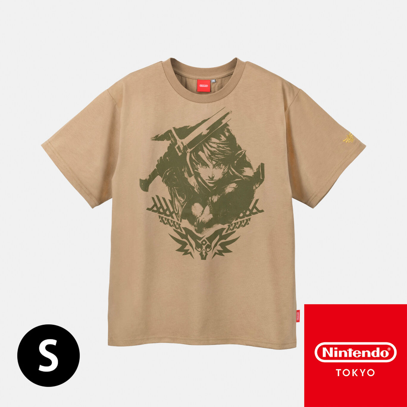 Tシャツ トライフォース リンク S ゼルダの伝説【Nintendo TOKYO取り扱い商品】