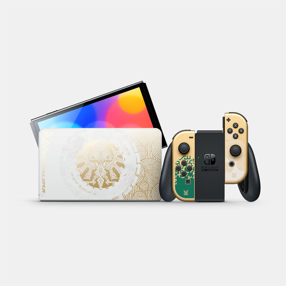 プレゼント サプライズ Nintendo Switch（有機ELモデル）ゼルダの伝説