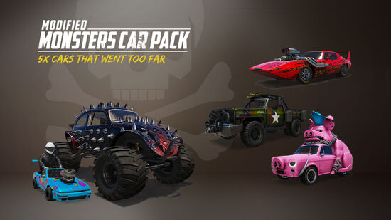 Wreckfest Modified Monsters Car Pack（レックフェスト モディファイドモンスターカーパック）