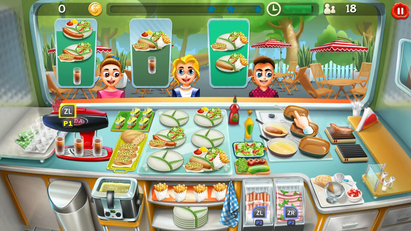 クッキング・タイクーン 3ゲームパック - Food Truck Tycoon Multiplayer Mode