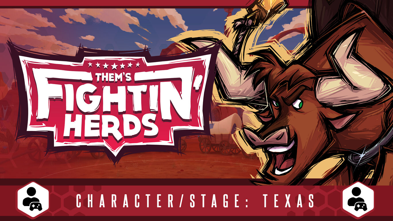 Them's Fightin' Herds - 追加キャラクター#1 Texas