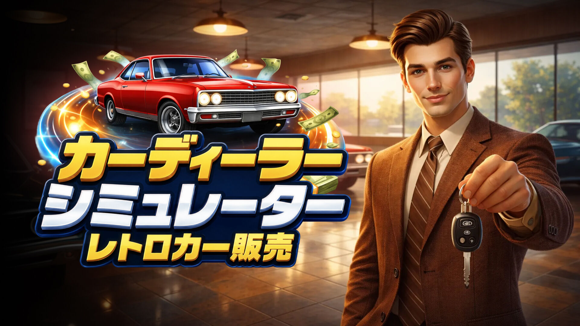 カーディーラーシミュレーターレトロカー販売