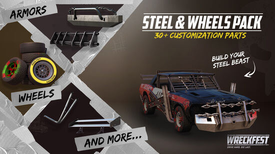 Wreckfest Steel & Wheels Pack（レックフェスト スチール＆ホイールパック）