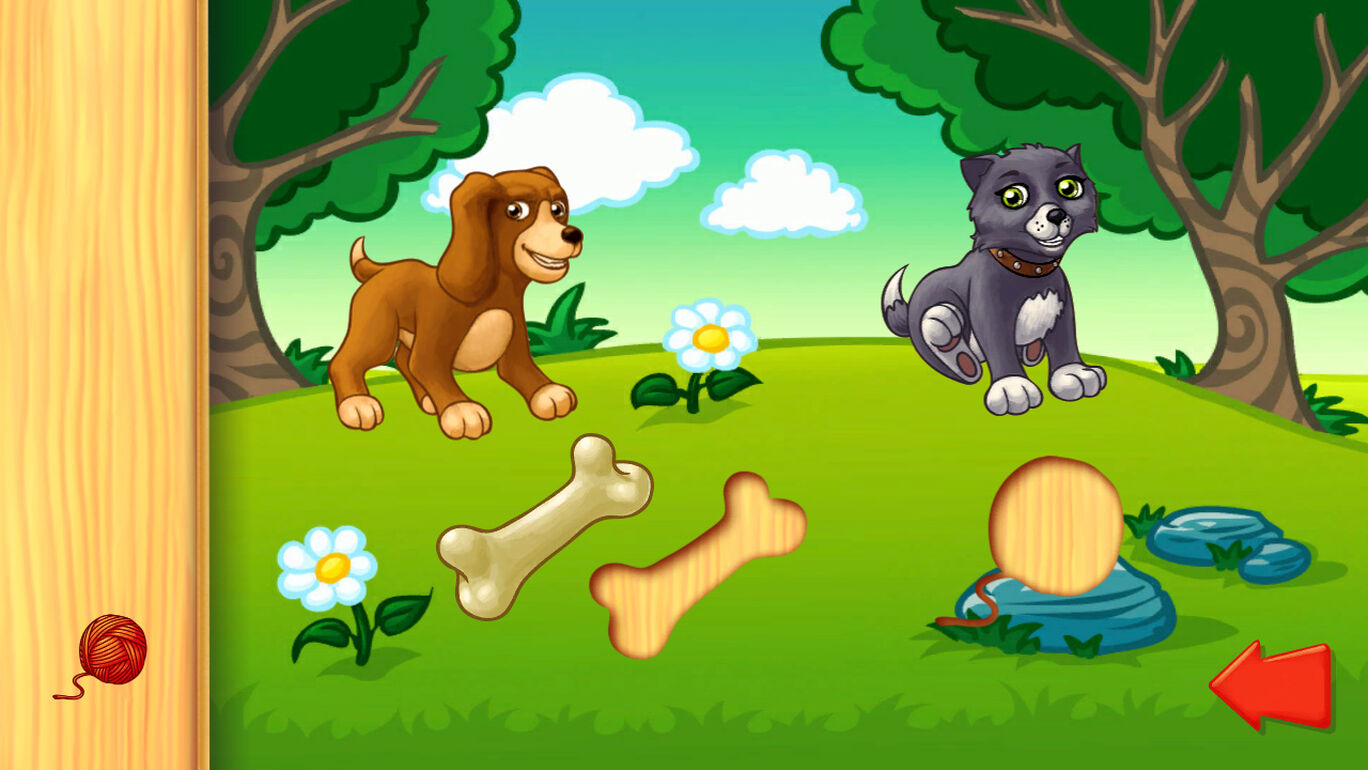 Animal Babies Puzzle - 赤ちゃんと幼児のための 子供幼稚園を学ぶ トップ木製就学前の動物学習パズルゲーム
