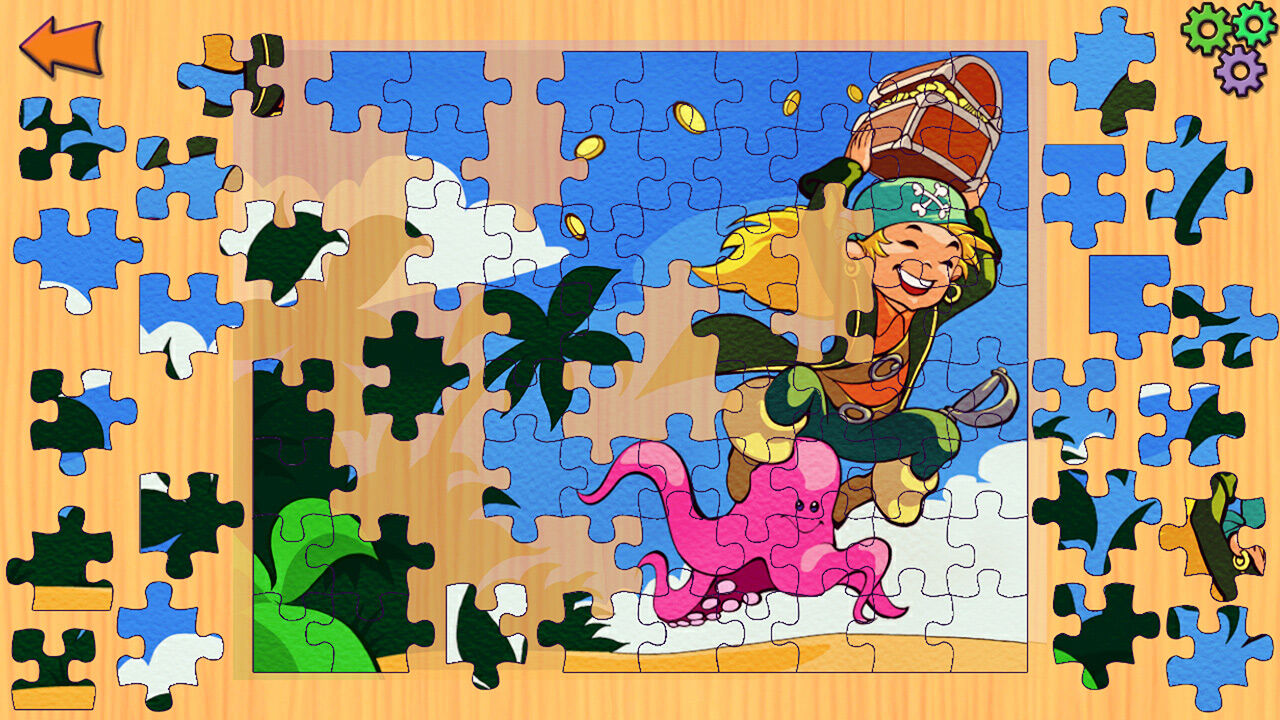 Pirates Jigsaw Puzzle - 海賊ジグソーパズル教育アドベンチャー子供と