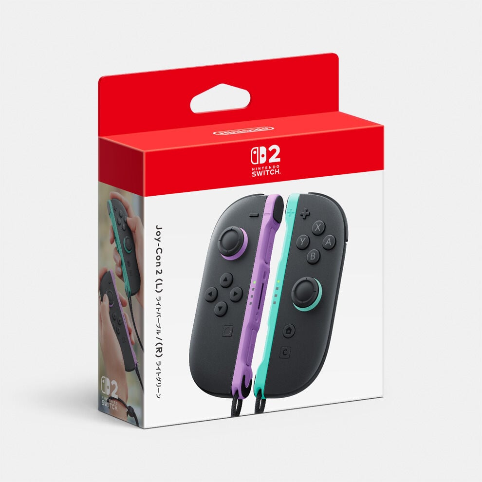 Joy-Con 2 (L) ライトブルー/(R) ライトレッド | My Nintendo Store