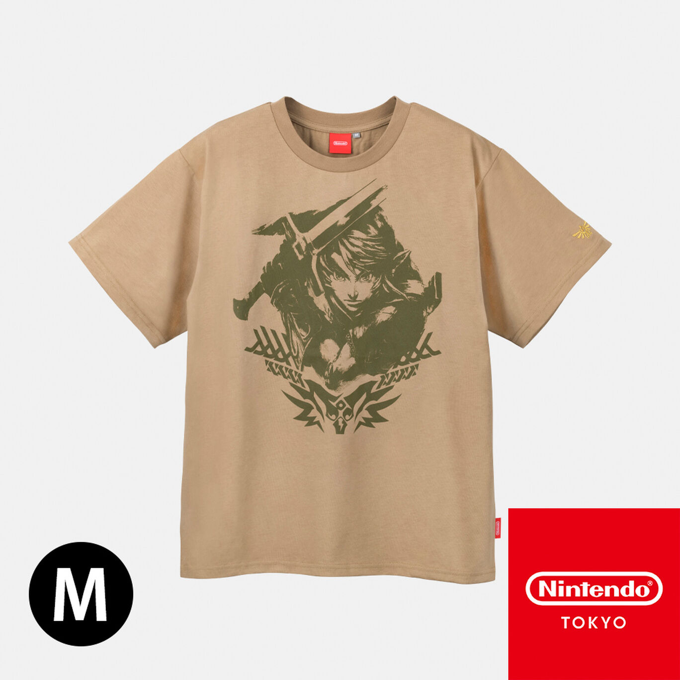 Tシャツ トライフォース リンク M ゼルダの伝説【Nintendo TOKYO取り扱い商品】