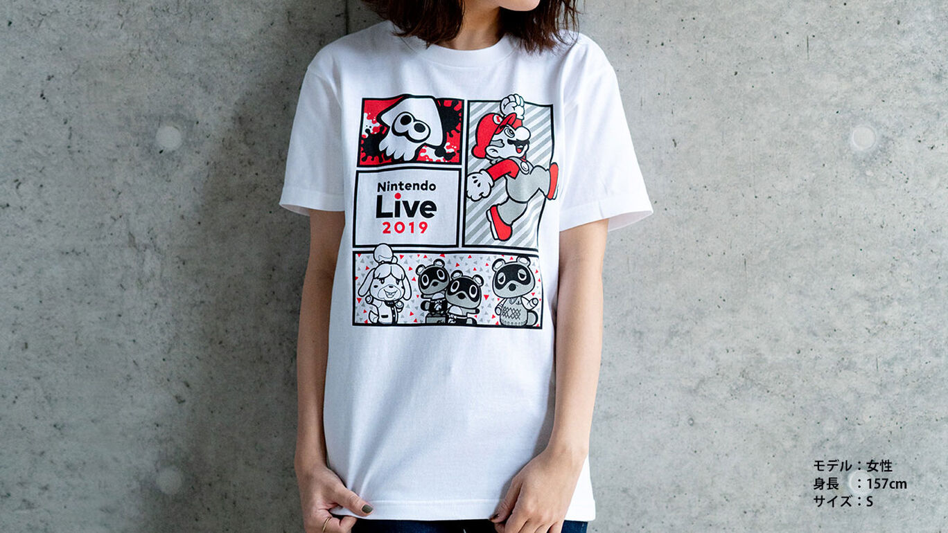 Nintendo Live 19 Tシャツ キャラクター集合 My Nintendo Store マイニンテンドーストア