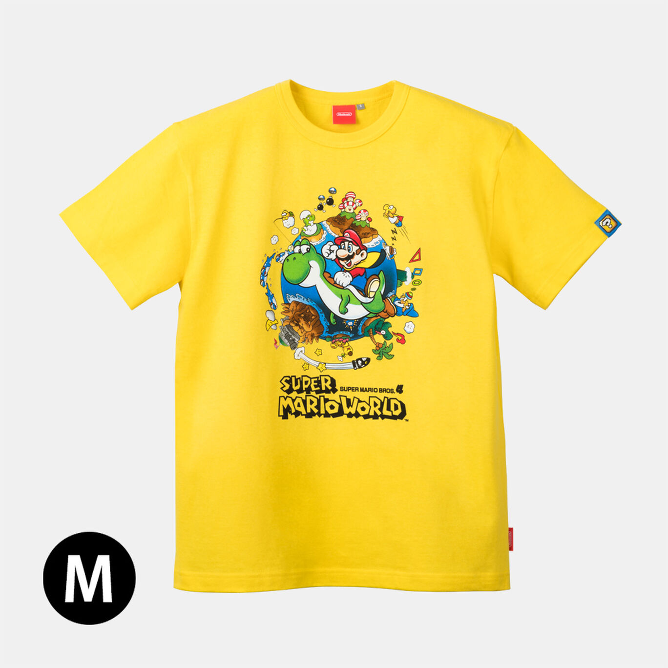 Tシャツ スーパーマリオワールド M【Nintendo TOKYO取り扱い商品】