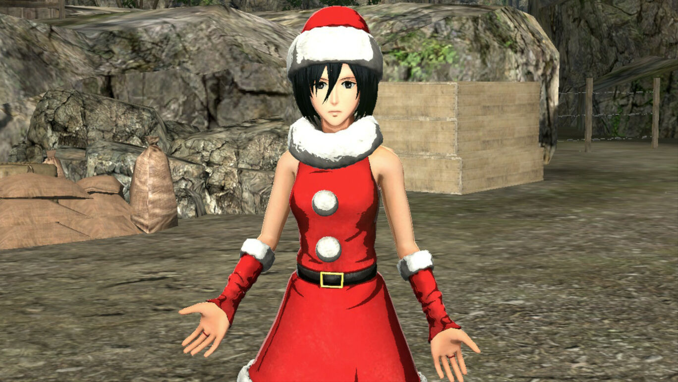 ミカサ追加コスチューム“「クリスマス」衣装”