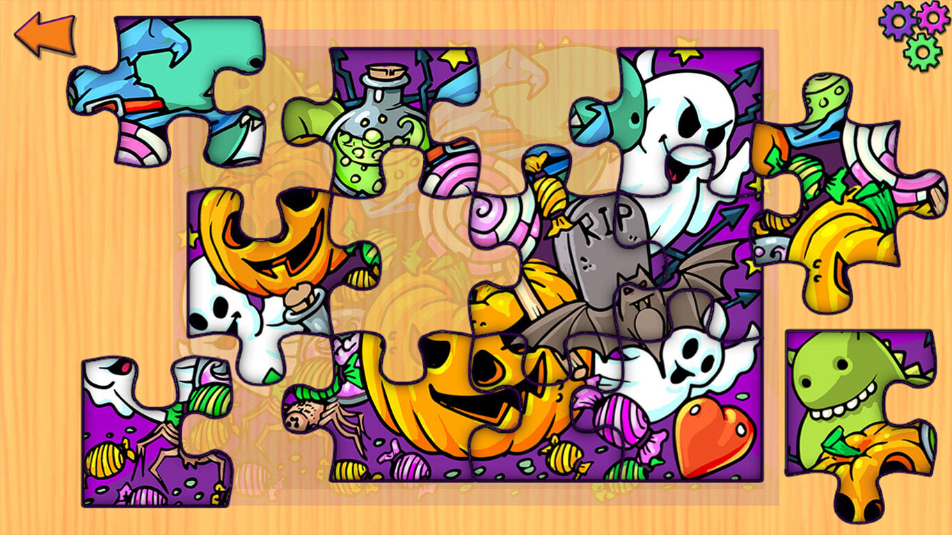 Halloween Jigsaw Puzzles 子供と幼児のためのハロウィーンのジグソーパズルゲーム ダウンロード版 My Nintendo Store マイニンテンドーストア
