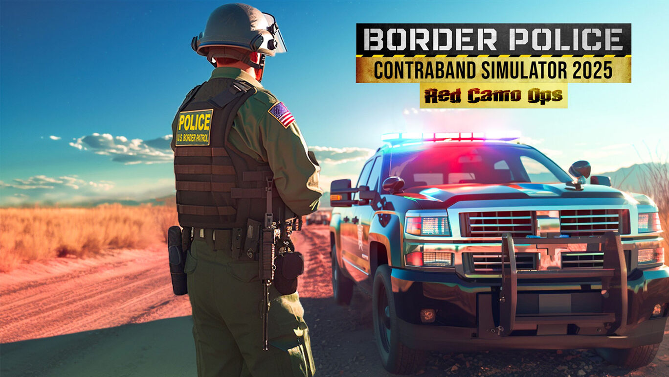 Border Police: Contraband Simulator 2025 - Red Camo Ops 
