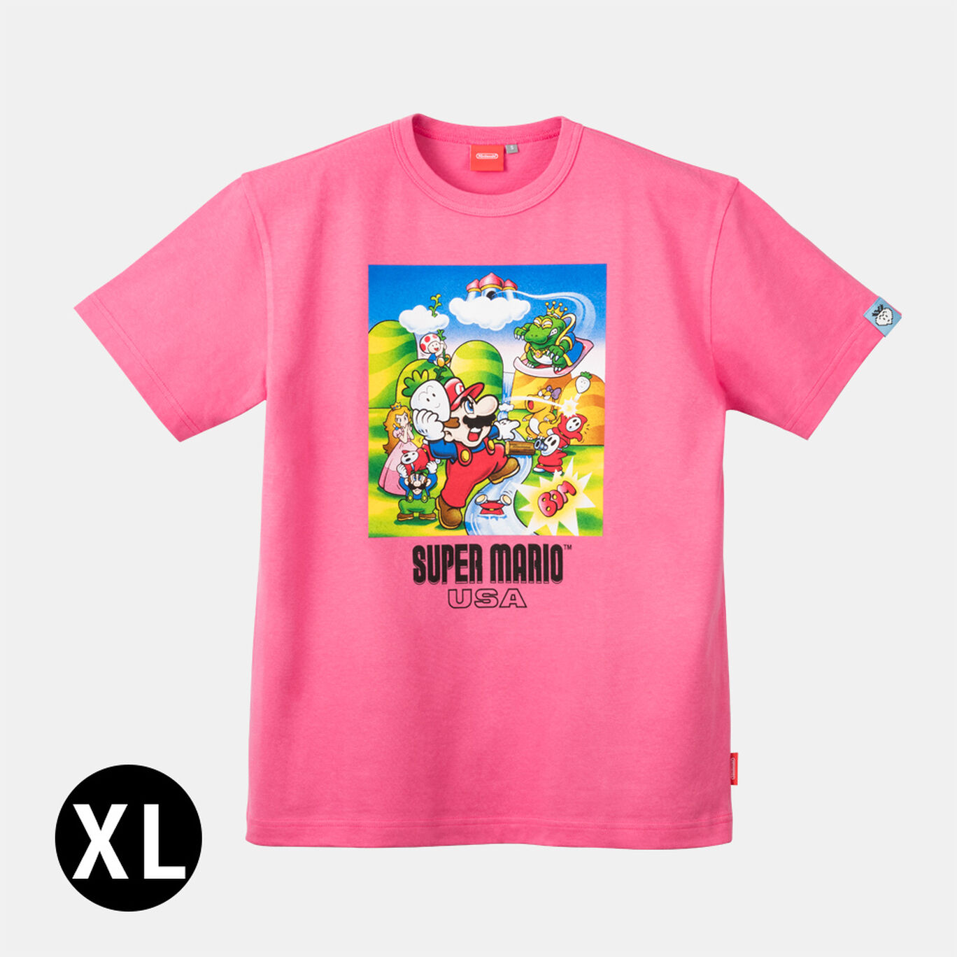 Tシャツ スーパーマリオUSA XL【Nintendo TOKYO取り扱い商品】