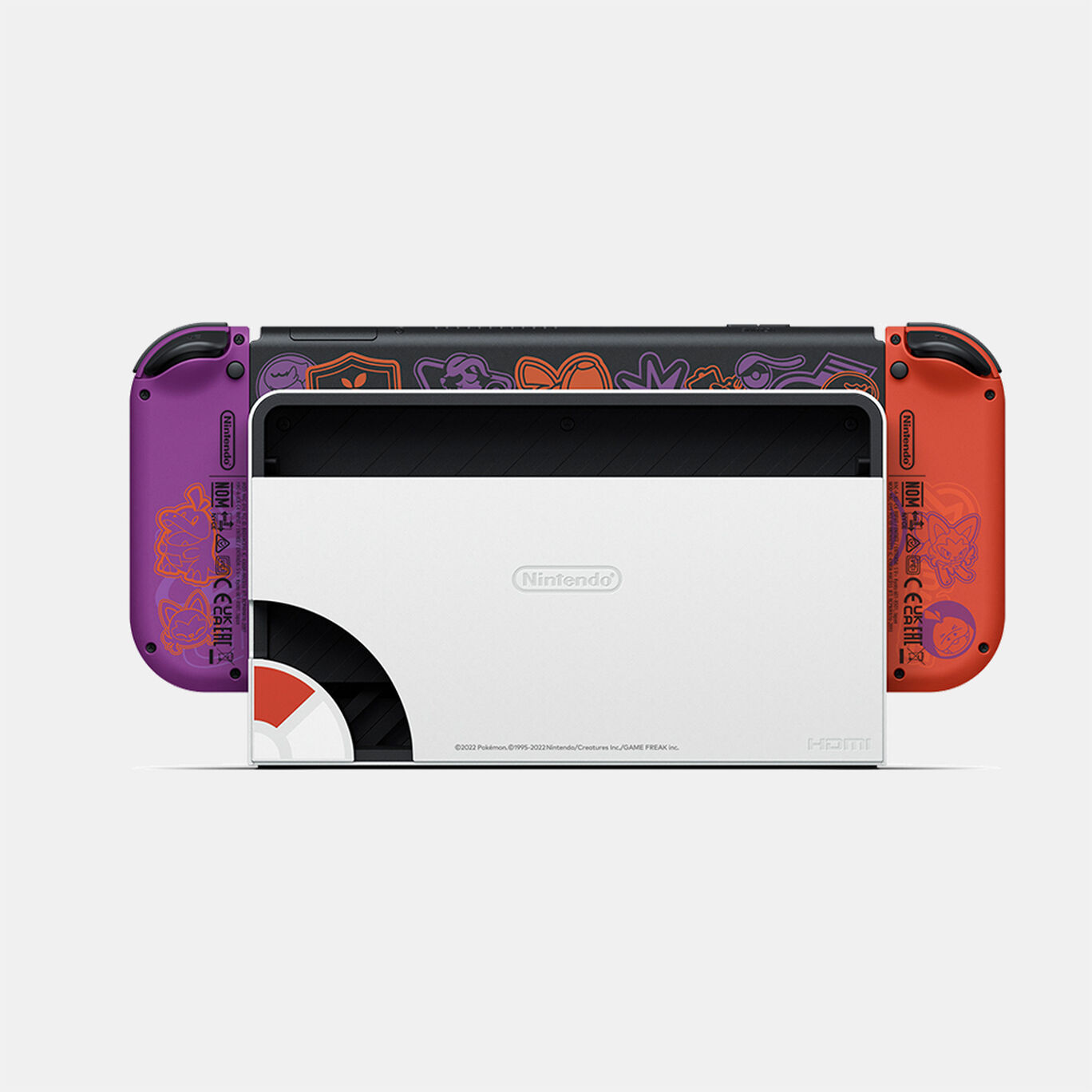 輝く高品質な 店舗印なし Nintendo Switch 有機ELモデル スカーレット バイオレットエディション ゲーム機 本体 任天堂 スイッチ  HEG-S-KEAAA 新品 未使用