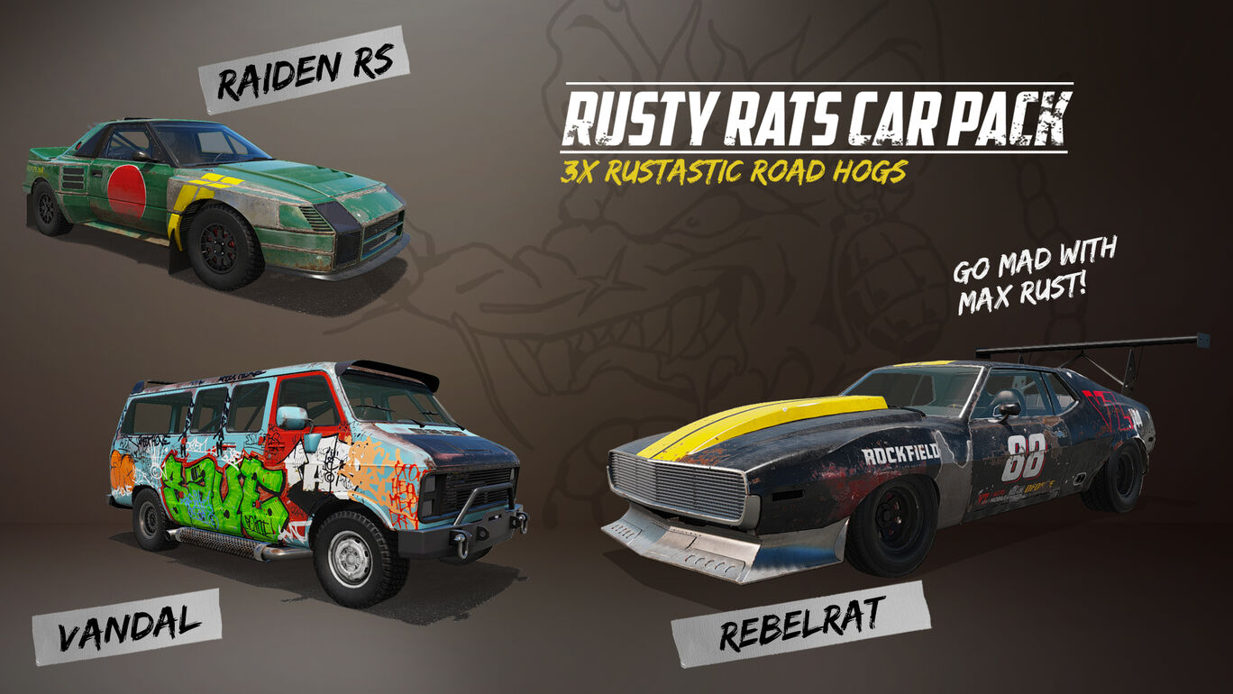 Wreckfest Rusty Rats Car Pack（レックフェスト ラスティラットカーパック）
