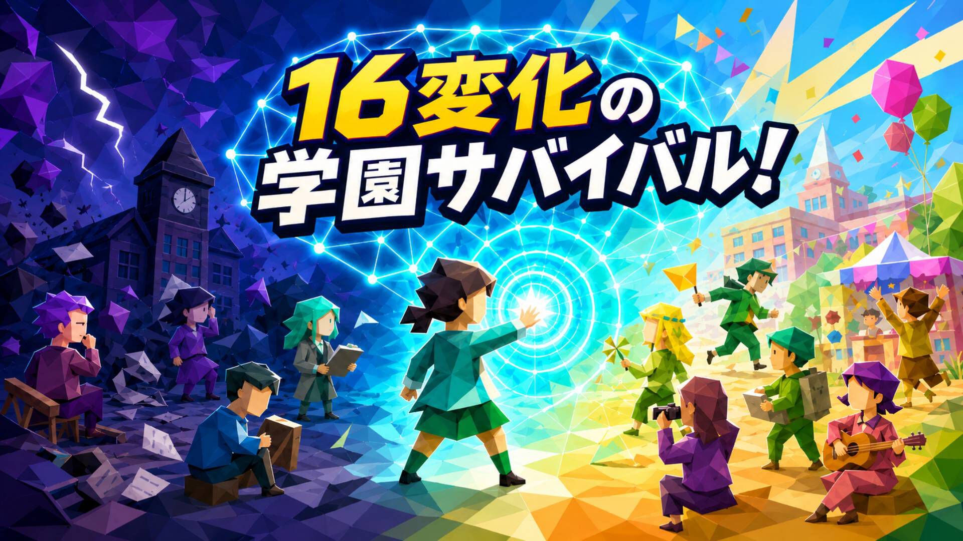 16変化の学園サバイバル！