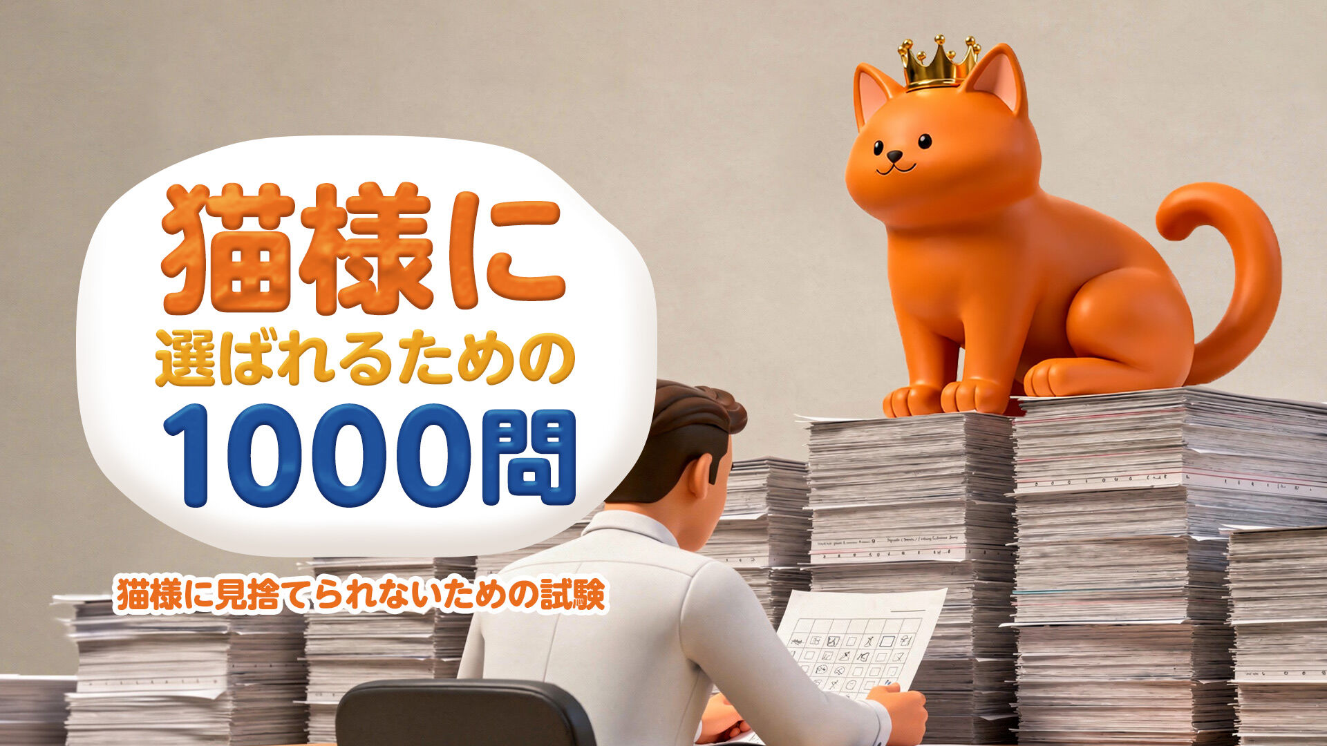 猫様に選ばれるための1000問ー猫様に見捨てられないための試験ー