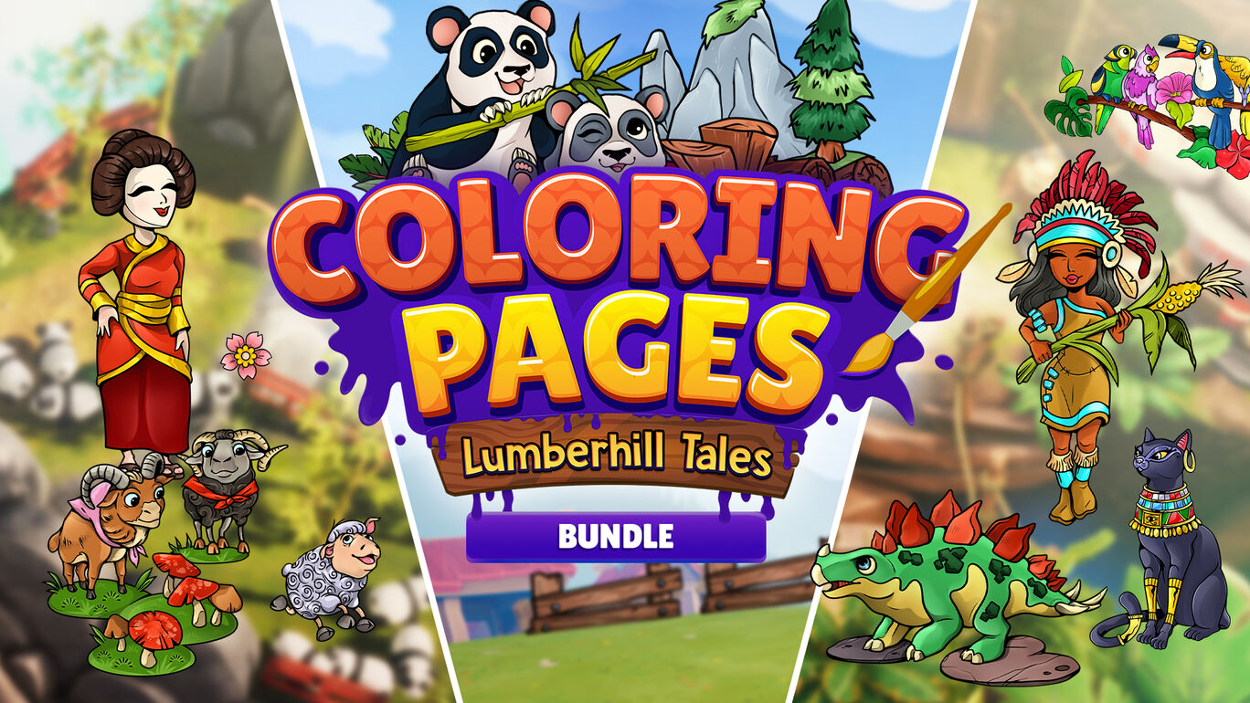 Coloring Pages: Lumberhill Tales Bundle