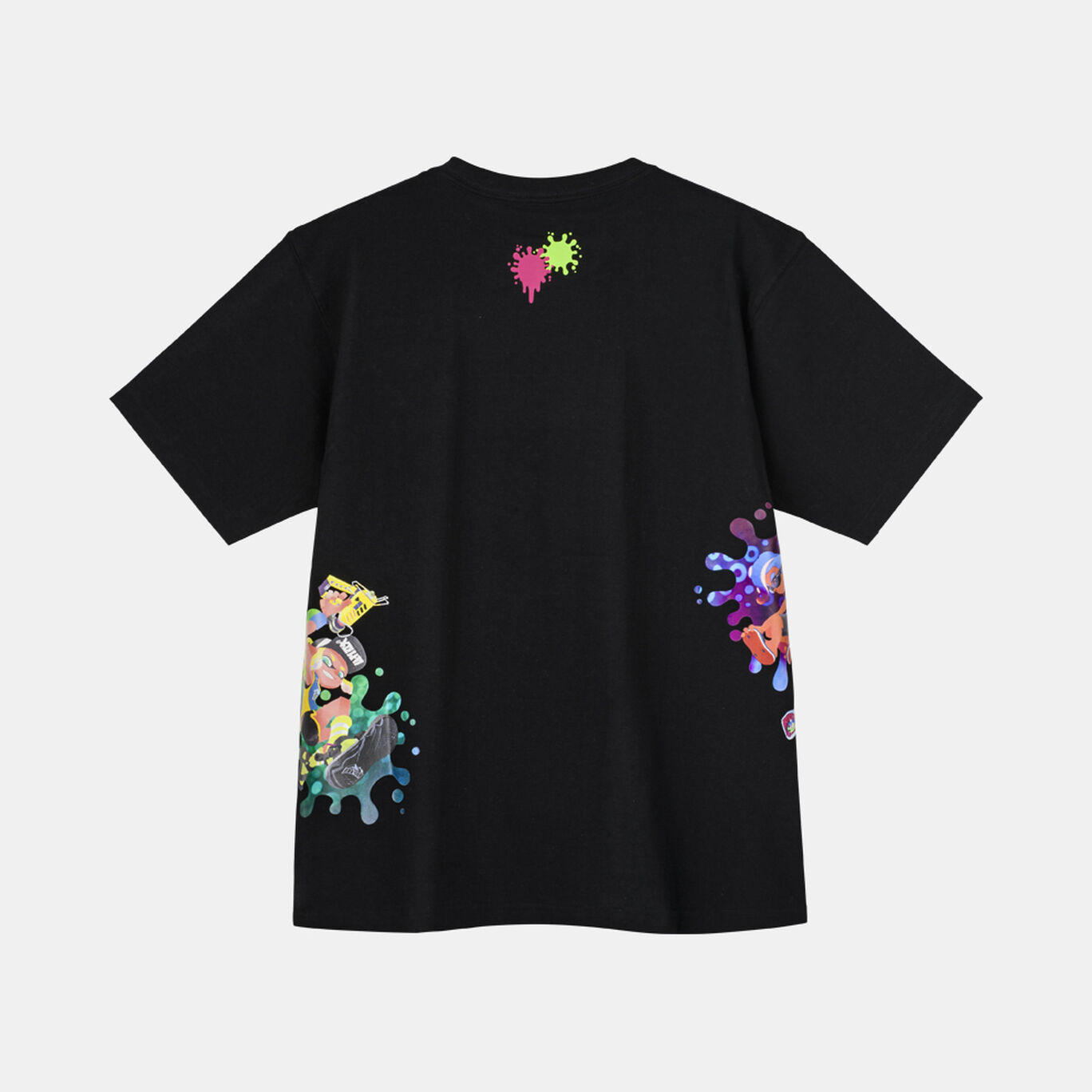 Tシャツ黒 L SQUID or OCTO Splatoon【Nintendo TOKYO取り扱い商品】
