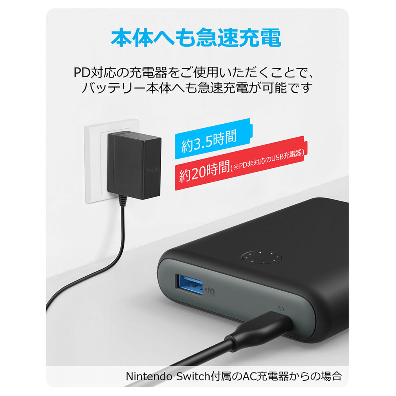 Anker PowerCore 13400 Nintendo Switch Edition