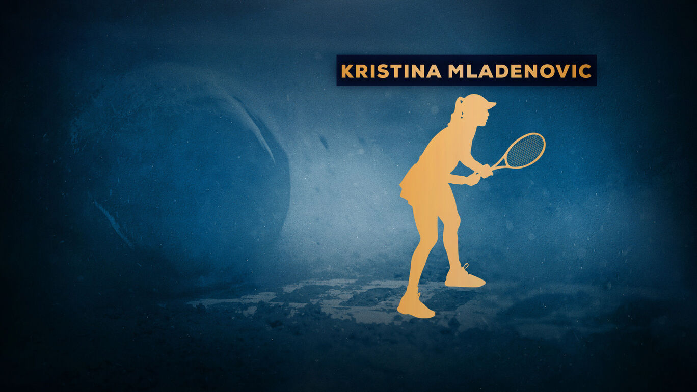 追加選手：Kristina Mladenovic