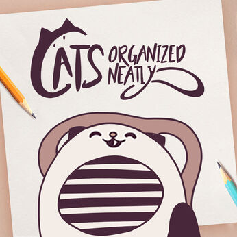 Cats Organized Neatly