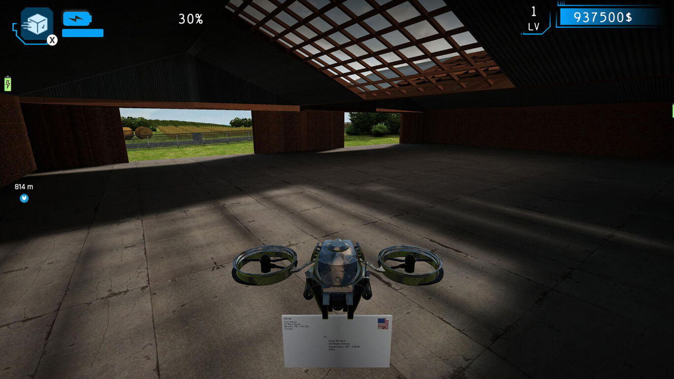 Drone Delivery Simulator: ドローン配達シミュレータ