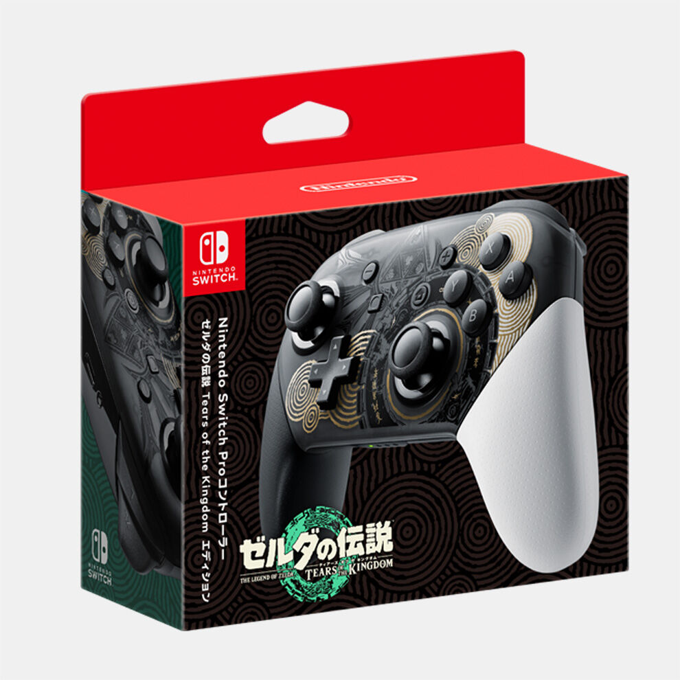 Nintendo Switch Proコントローラー ゼルダの伝説 ティアーズ オブ ザ ...