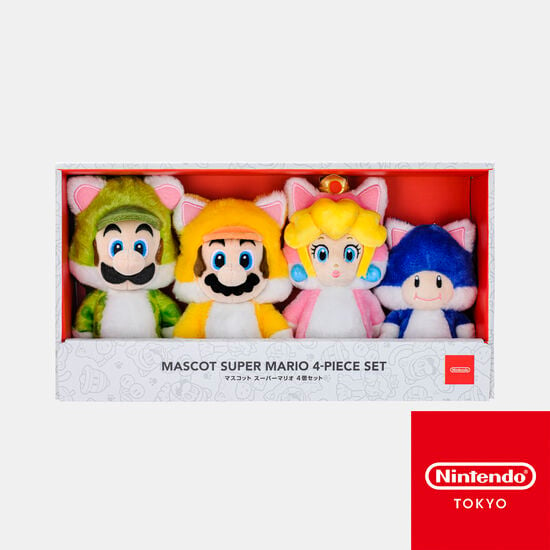 マスコット スーパーマリオ 4個セット【Nintendo TOKYO/OSAKA取り扱い商品】