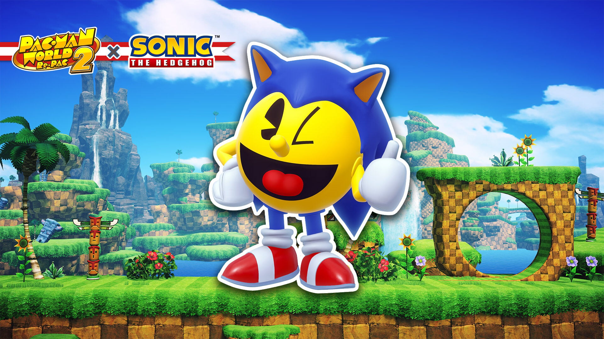 ソニック・ザ・ヘッジホッグ コラボレーションセット：パックマンワールド2 リ・パック