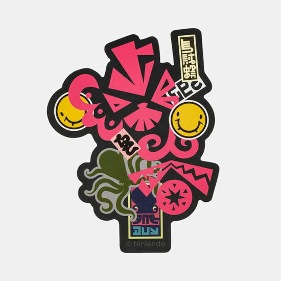 ステッカー CROSSING SPLATOON F【Nintendo TOKYO/OSAKA取り扱い商品】