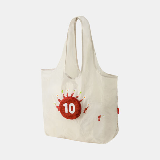 折りたたみバッグ 赤10ペレット PIKMIN【Nintendo TOKYO取り扱い商品】