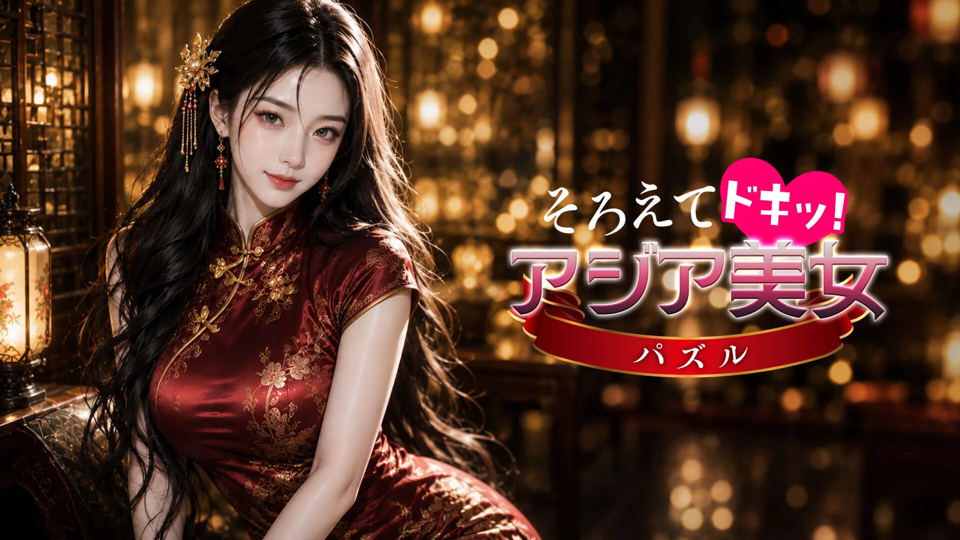 そろえてドキッ!アジア美女パズル