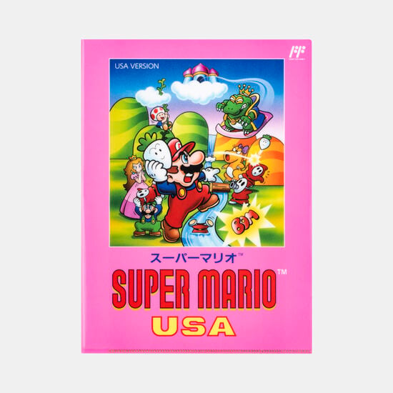 クリアファイル ダブルポケット スーパーマリオUSA【Nintendo TOKYO取り扱い商品】