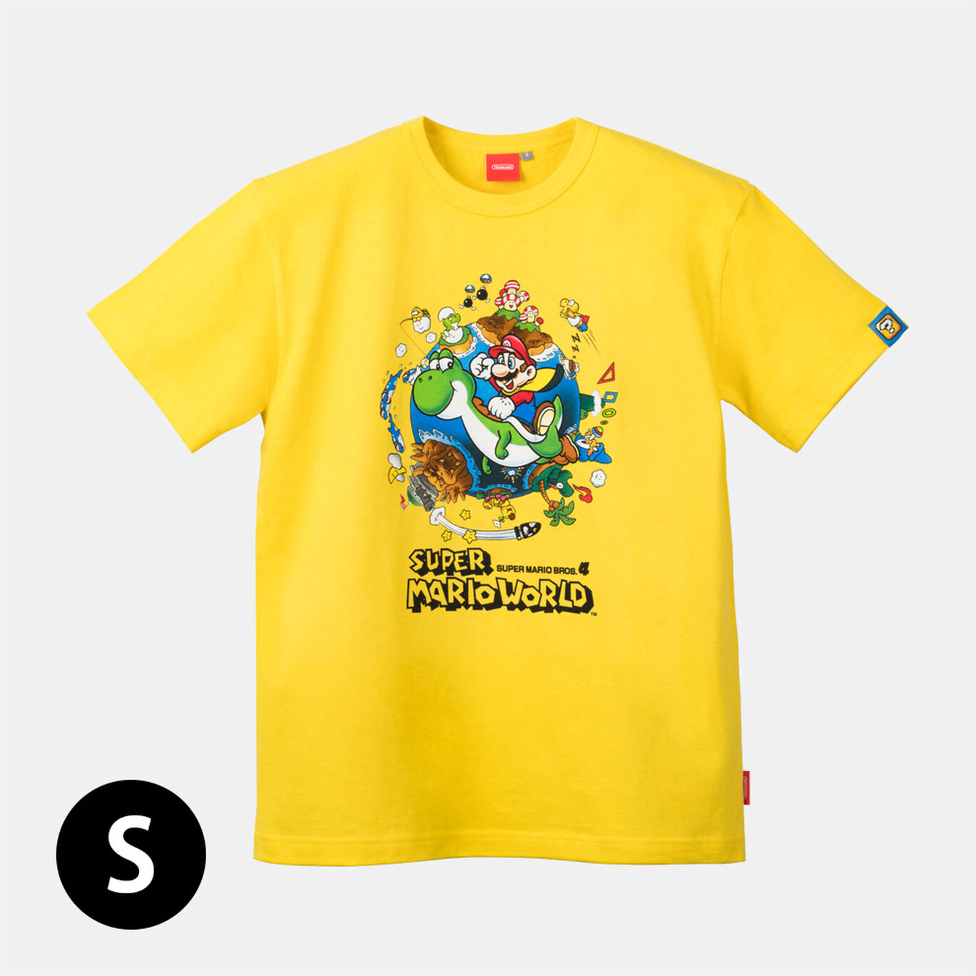 Tシャツ スーパーマリオワールド S【Nintendo TOKYO/OSAKA取り扱い商品】