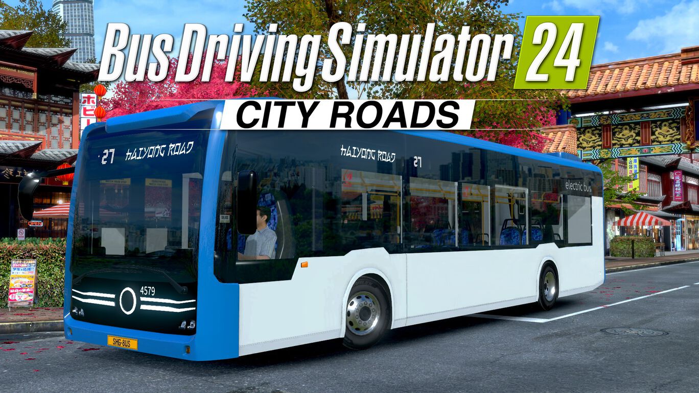 バス ドライビング シミュレーター 24 - シティ ローズ DLC 電気バス (Bus Driving Simulator 24 - City Roads DLC Electric Bus)