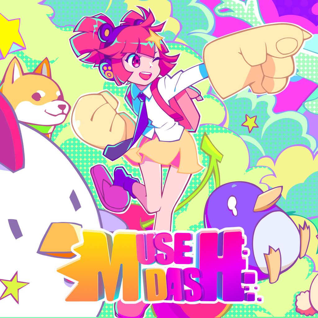 白木/黒塗り y Switch Muse Dash(ミューズダッシュ) Nintendo Sw