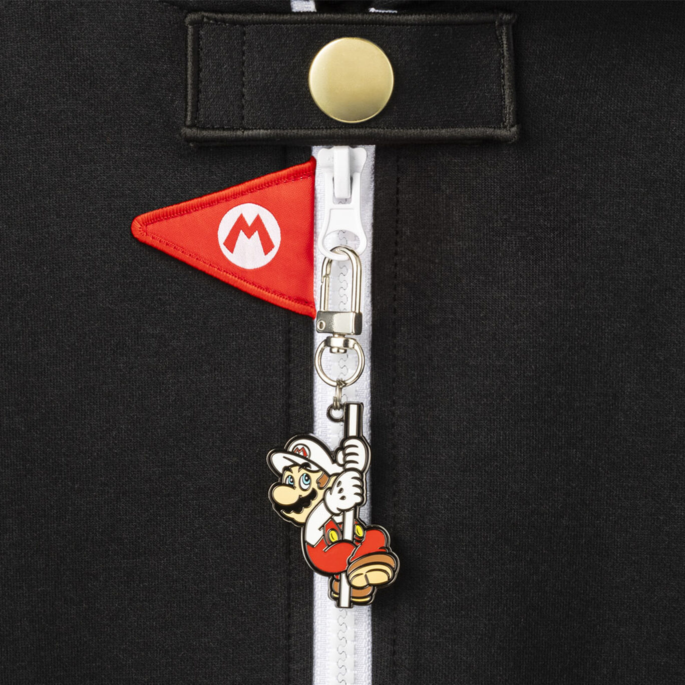 パーカー スーパーマリオ 黒 M【Nintendo TOKYO取り扱い商品】