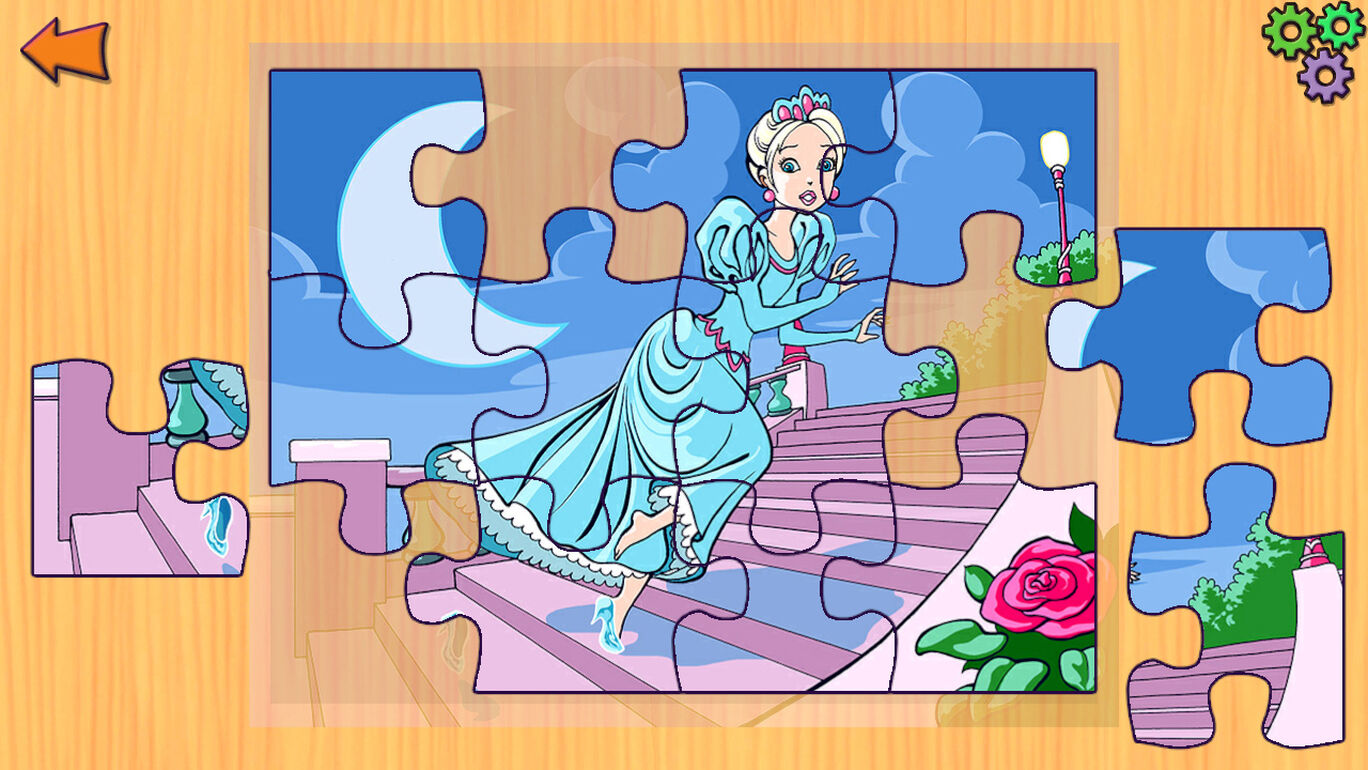 Princess and Fairytales Jigsaw Puzzles - お姫様とおとぎ話 パズルゲーム 男の子と女の子のために おままごと 