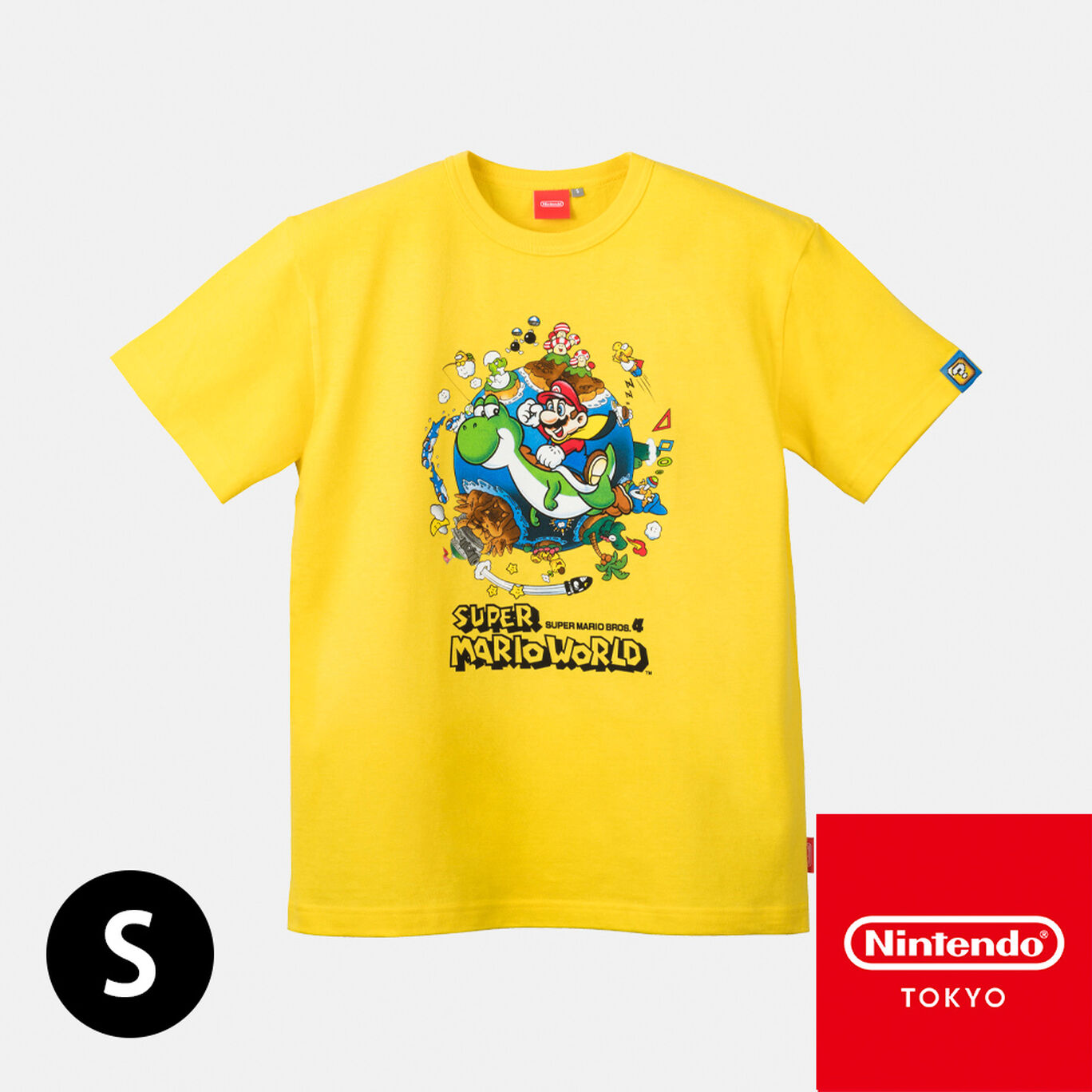 Tシャツ スーパーマリオワールド S【Nintendo TOKYO/OSAKA取り扱い商品】