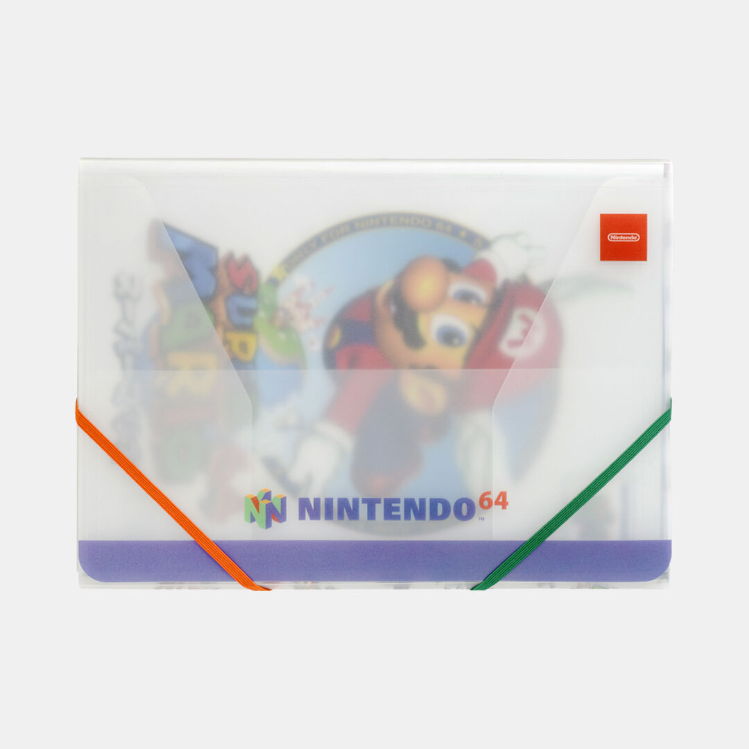 ケース入りA4クリアファイル6枚セット NINTENDO 64【Nintendo TOKYO