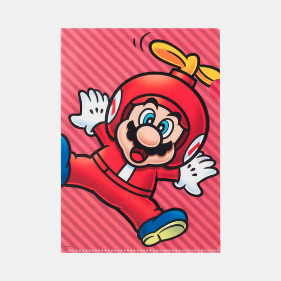 クリアファイル スーパーマリオ パワーアップ A【Nintendo TOKYO取り扱い商品】