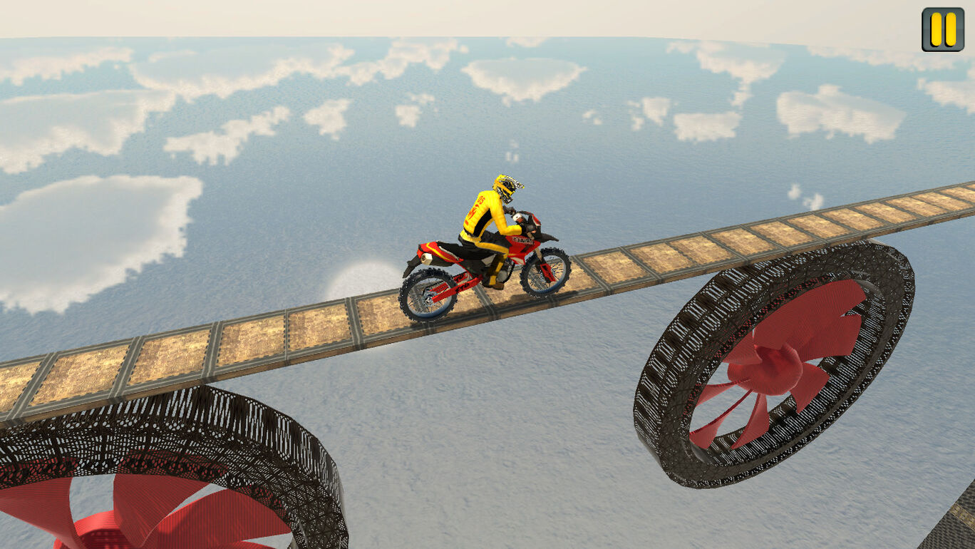 Mega Ramp Moto - Dirt Bike Stunts Simulator 
