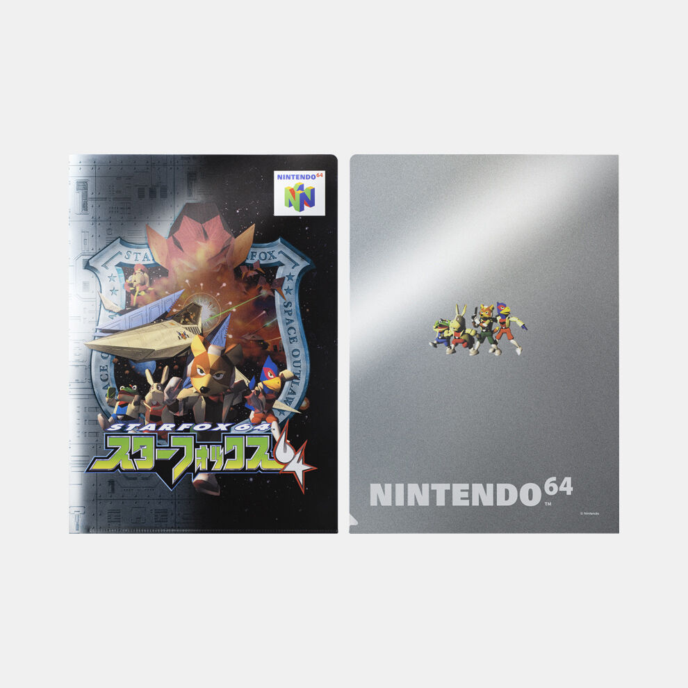 ケース入りA4クリアファイル6枚セット NINTENDO 64【Nintendo TOKYO 
