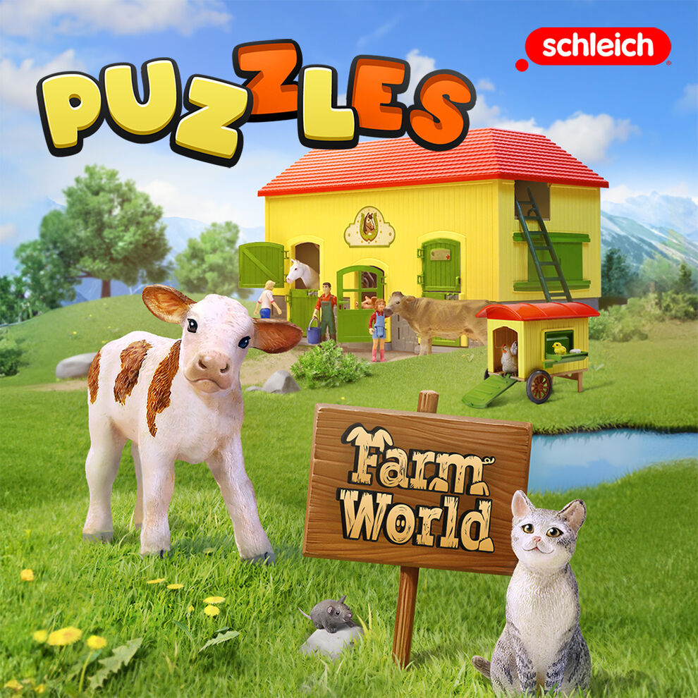 schleich® Puzzles FARM WORLD 