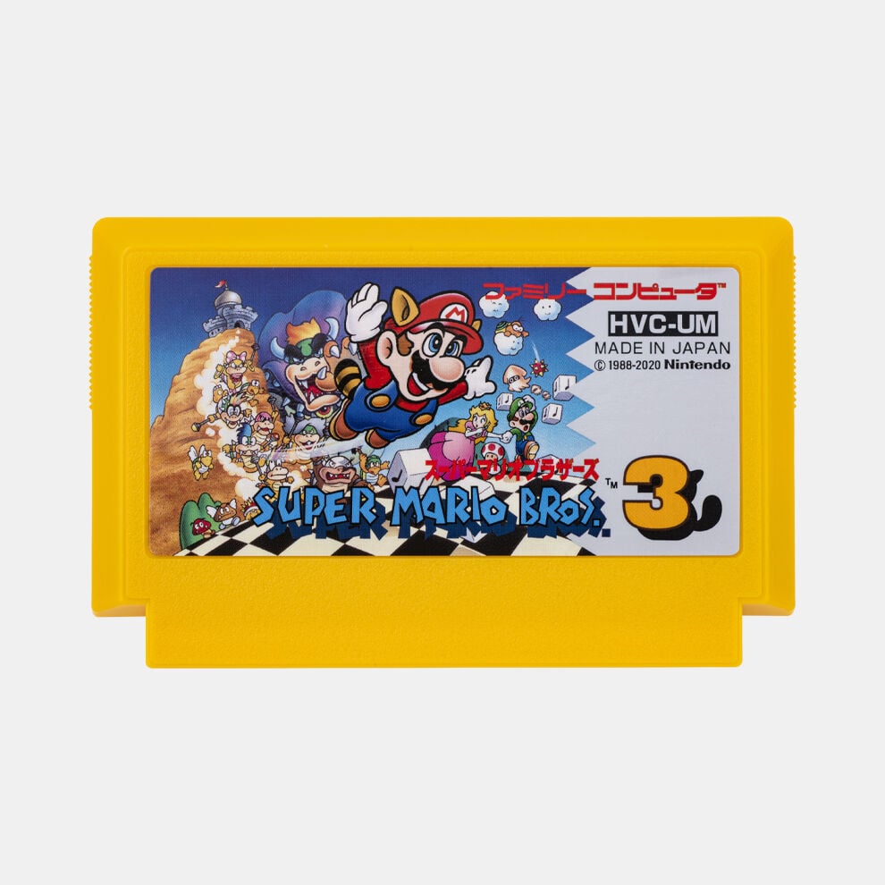 カセット型ケース付きメモ スーパーマリオブラザーズ３【Nintendo