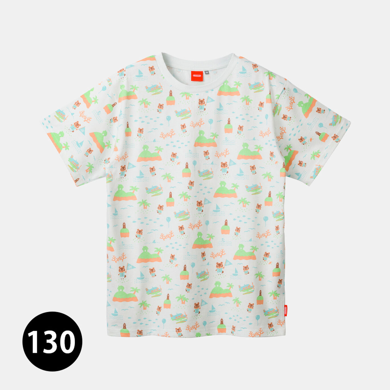 TシャツB 130 あつまれ　どうぶつの森【Nintendo TOKYO取り扱い商品】