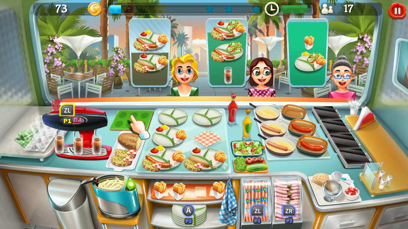 クッキング・タイクーン 3ゲームパック - Food Truck Tycoon Multiplayer Mode