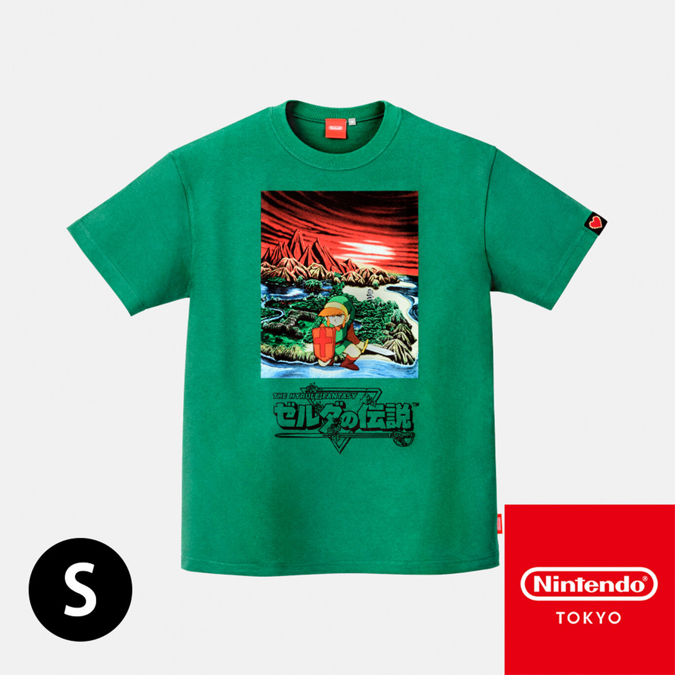 Tシャツ ゼルダの伝説 S【Nintendo TOKYO取り扱い商品】