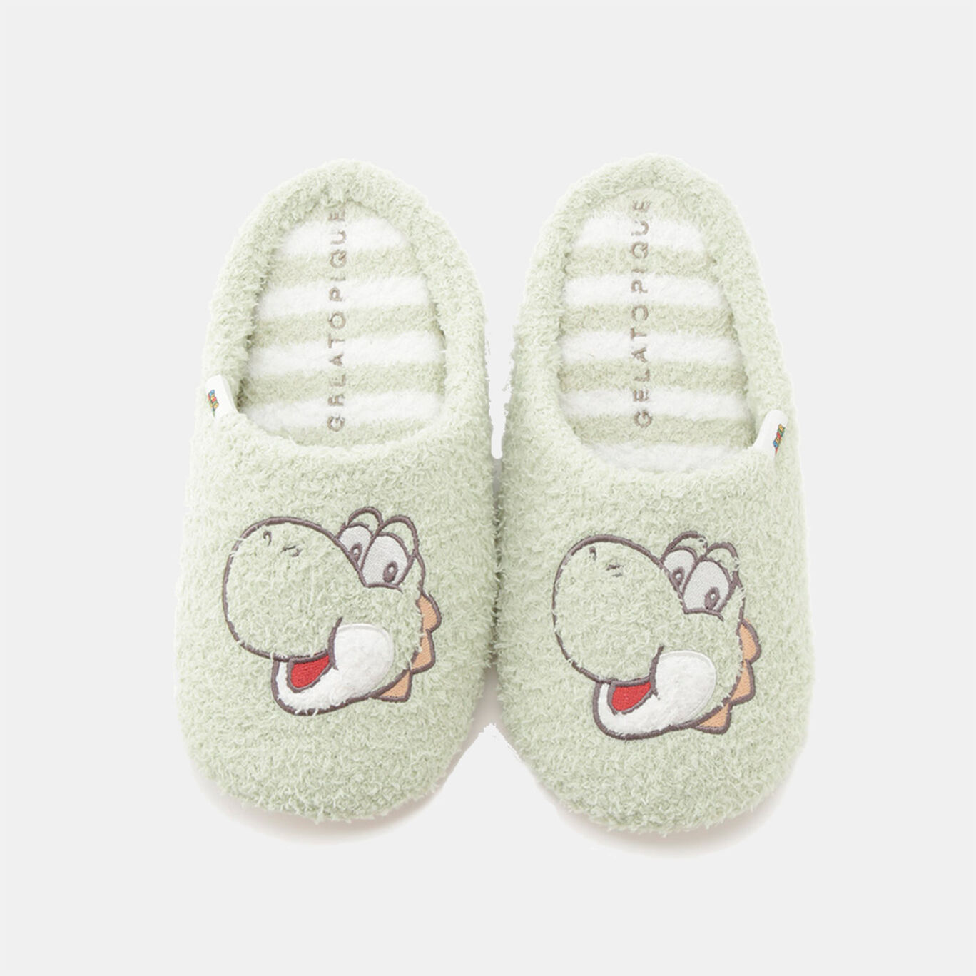 スーパーマリオ メンズキャラクタールームシューズ Green ヨッシー F Super Mario Meets Gelato Pique My Nintendo Store マイニンテンドーストア